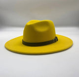 Gold Cosmo Fedora Hat