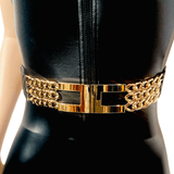 Golden Bling Chain/ Stretch Belt