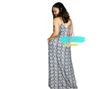 Snake-print Relaxed Maxi