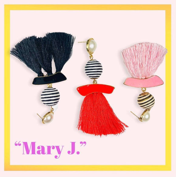 “Mary J.” Tassel Earrings