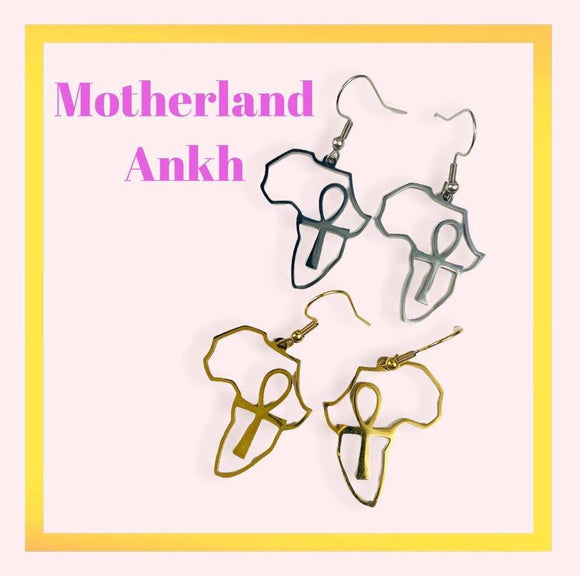 Motherland Ankh Earrings