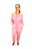 Pink Jogger Suit