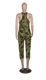 The "Combat Queen" Camouflage Romper with Pockets
