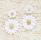 Daisy Duo Flower Earrings